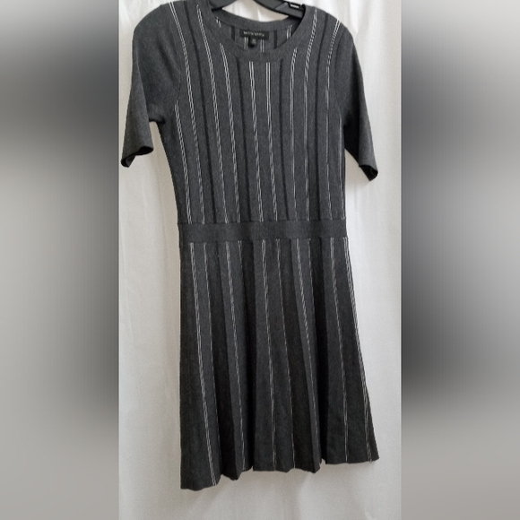 Banana Republic Pinstriped Pleated Sweater Dress- Size: XS but will fit Small - Picture 5 of 6